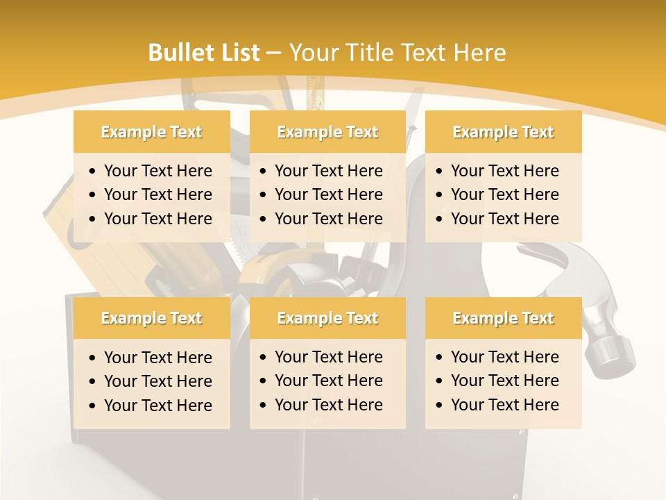Instruments Metal Level PowerPoint Template