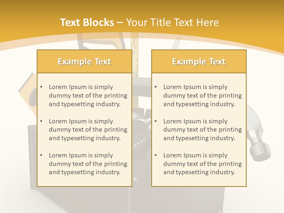 Instruments Metal Level PowerPoint Template