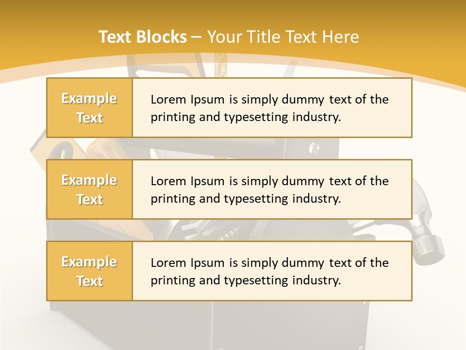 Instruments Metal Level PowerPoint Template