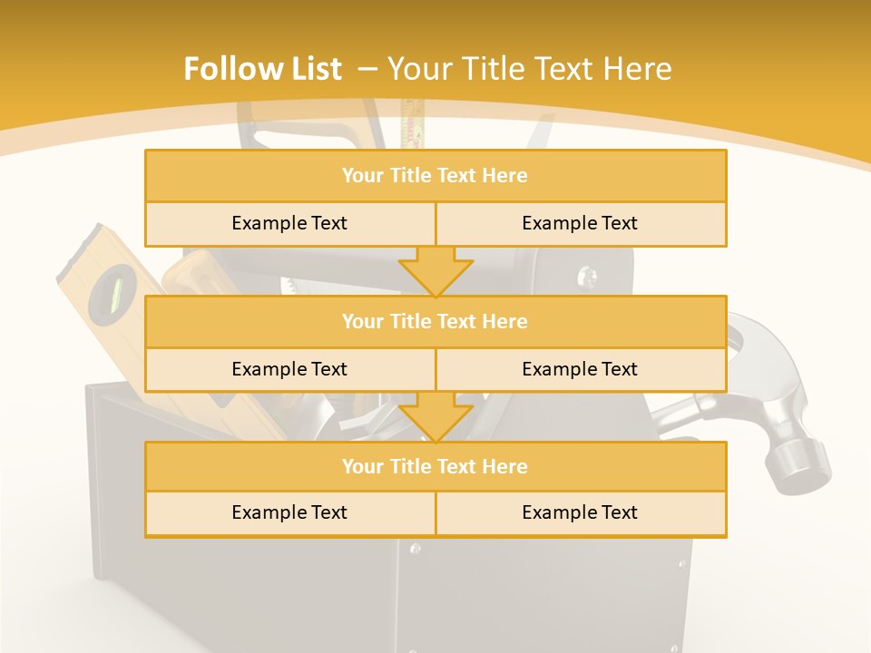 Instruments Metal Level PowerPoint Template