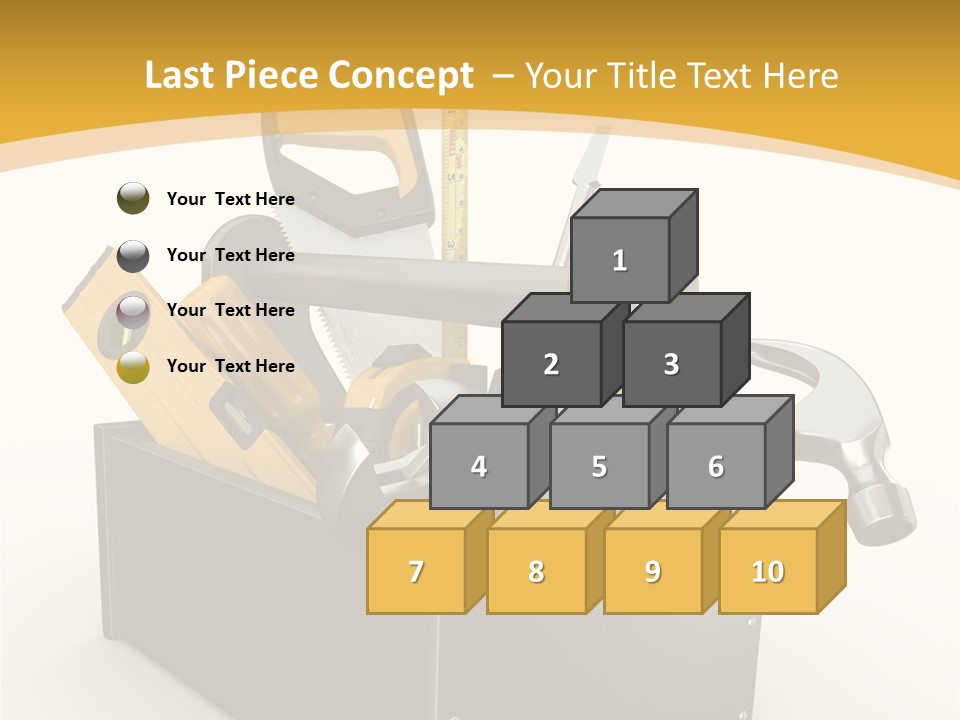 Instruments Metal Level PowerPoint Template
