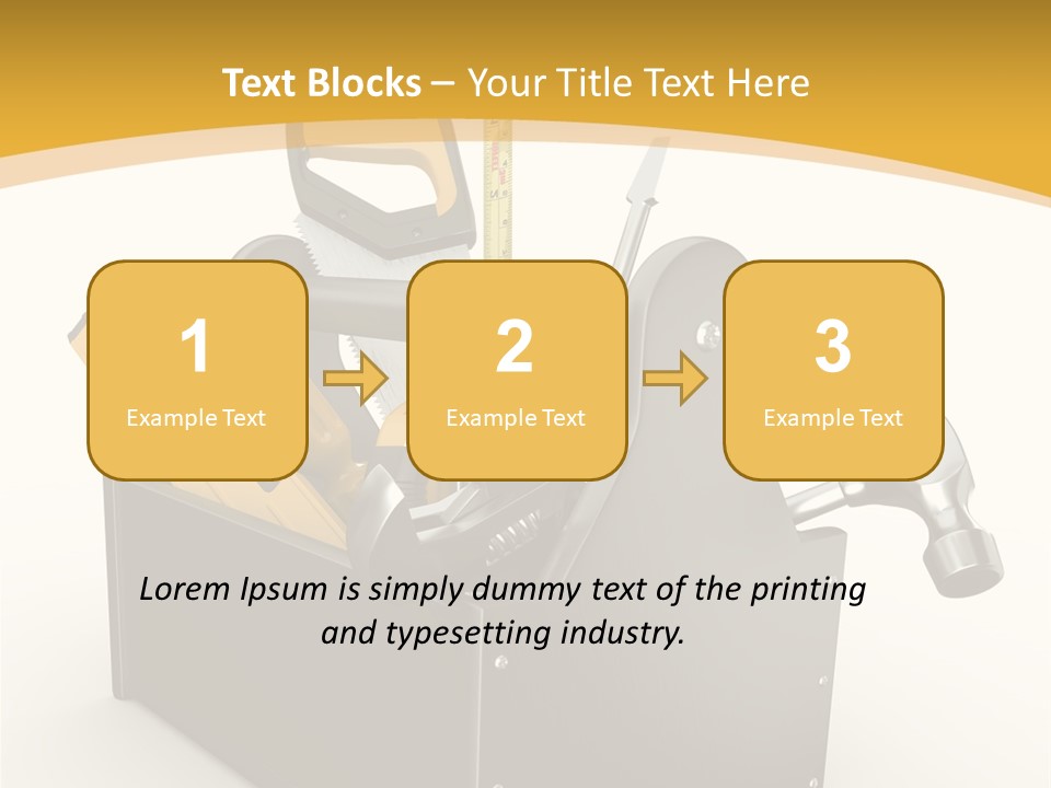 Instruments Metal Level PowerPoint Template