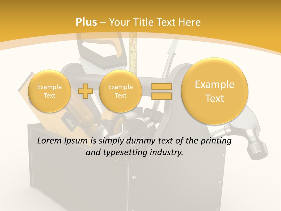 Instruments Metal Level PowerPoint Template