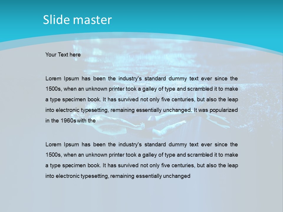 Body Training Bubble PowerPoint Template