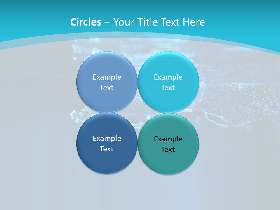 Body Training Bubble PowerPoint Template