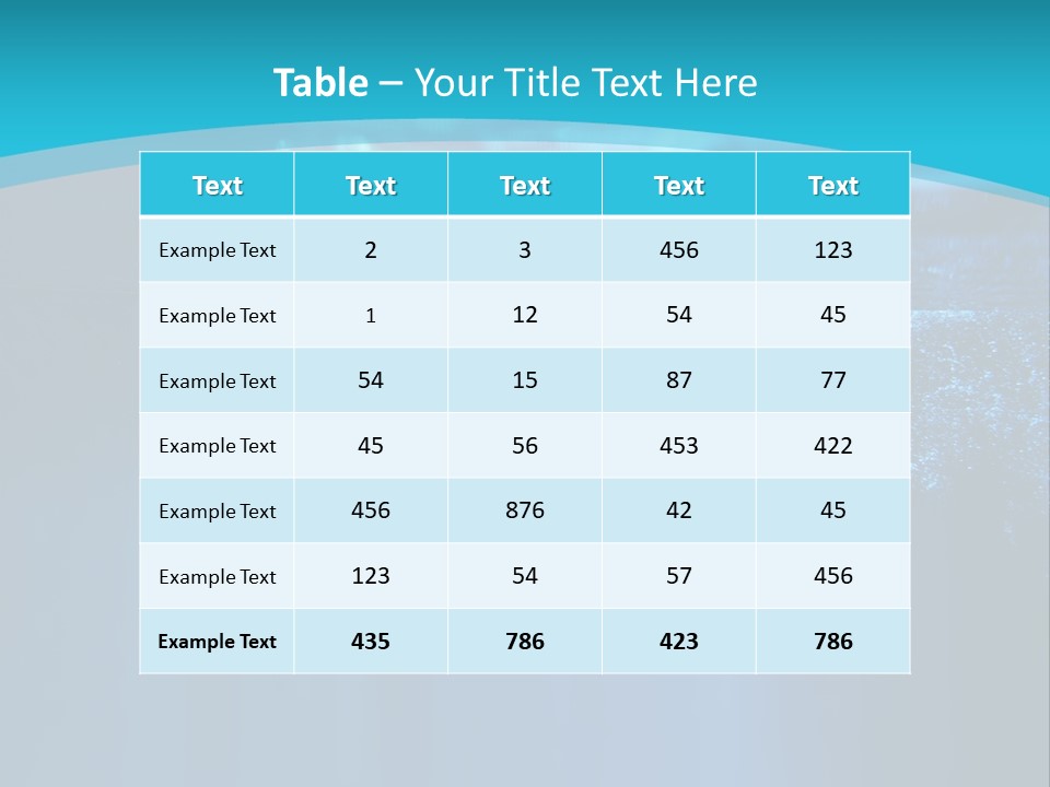 Body Training Bubble PowerPoint Template