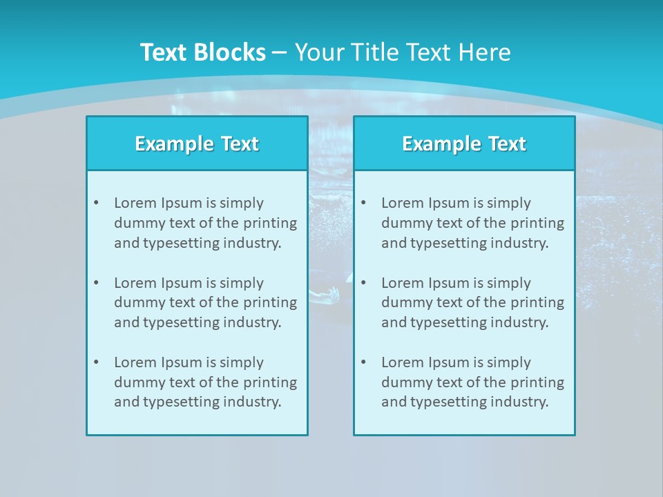 Body Training Bubble PowerPoint Template