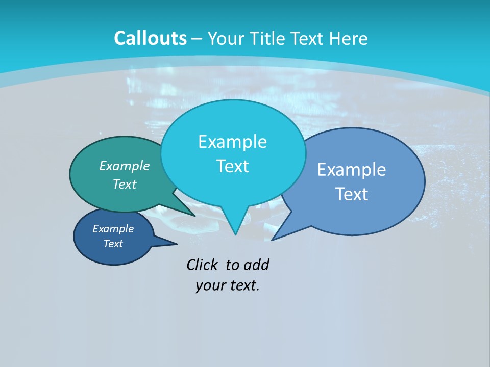 Body Training Bubble PowerPoint Template