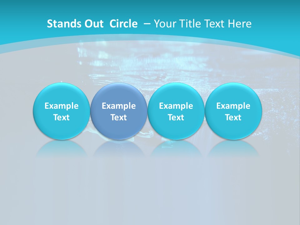 Body Training Bubble PowerPoint Template