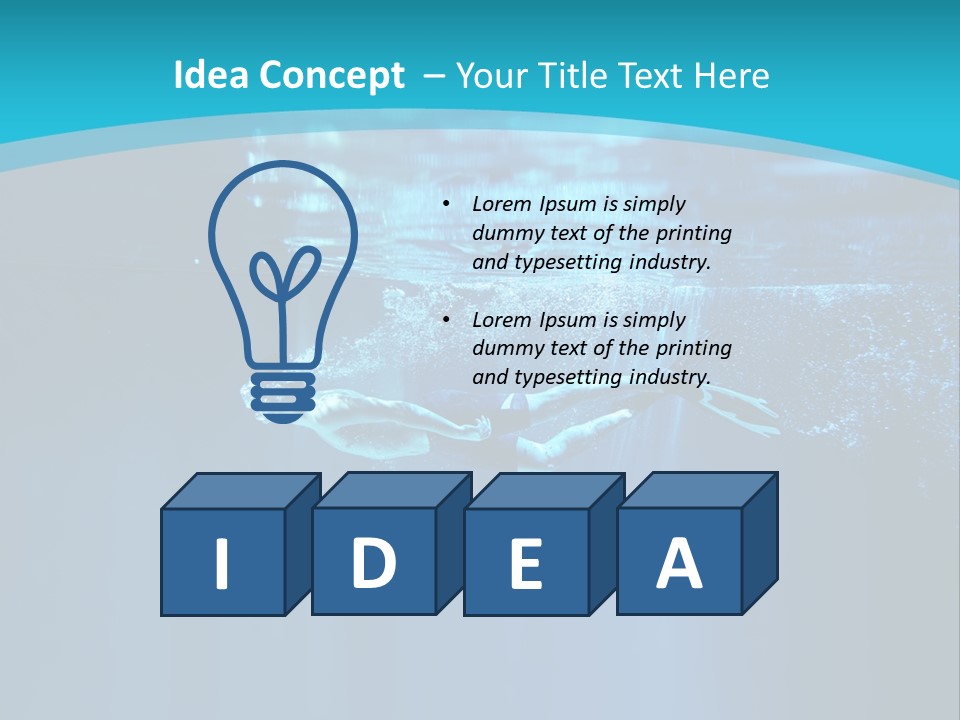 Body Training Bubble PowerPoint Template