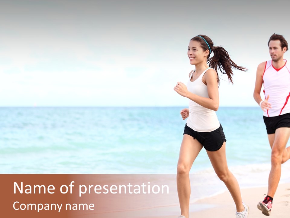Outdoor Marathon Workout PowerPoint Template