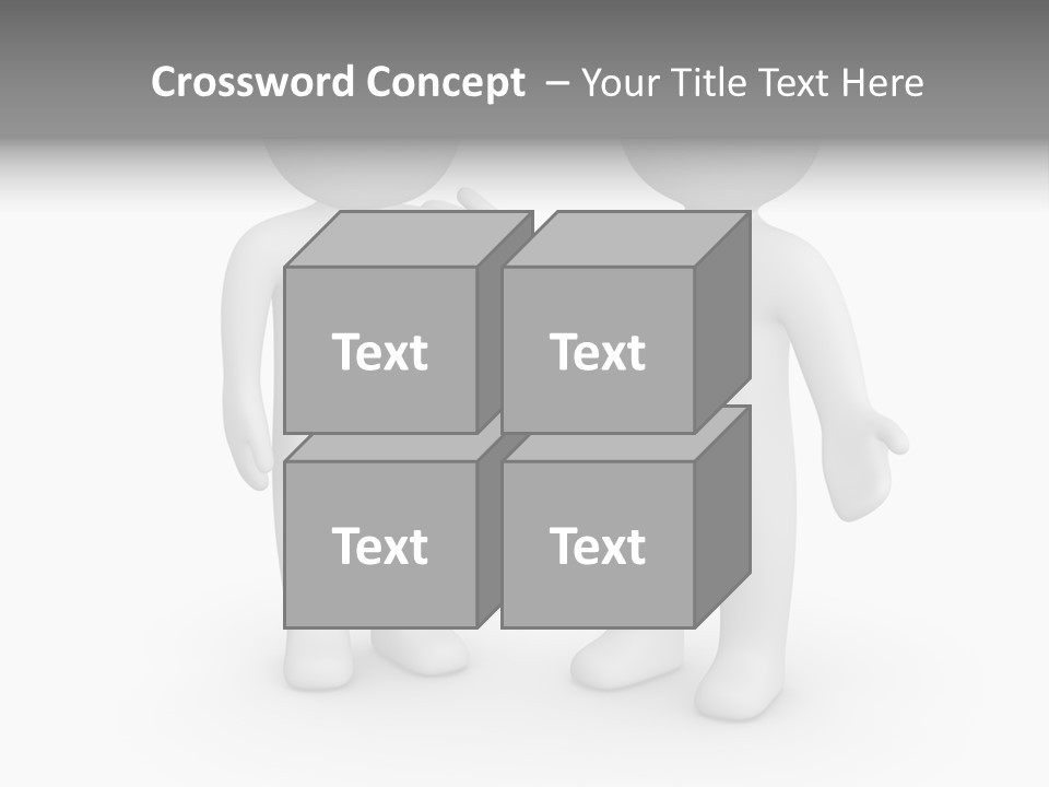 Confidence Depression Character PowerPoint Template