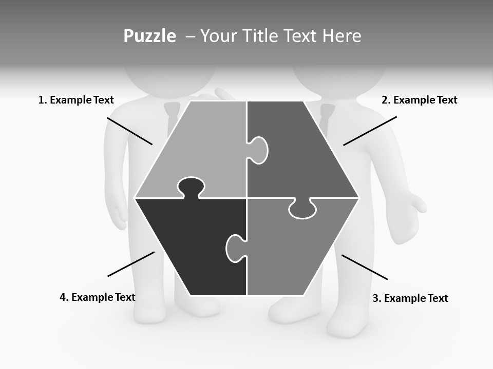 Confidence Depression Character PowerPoint Template
