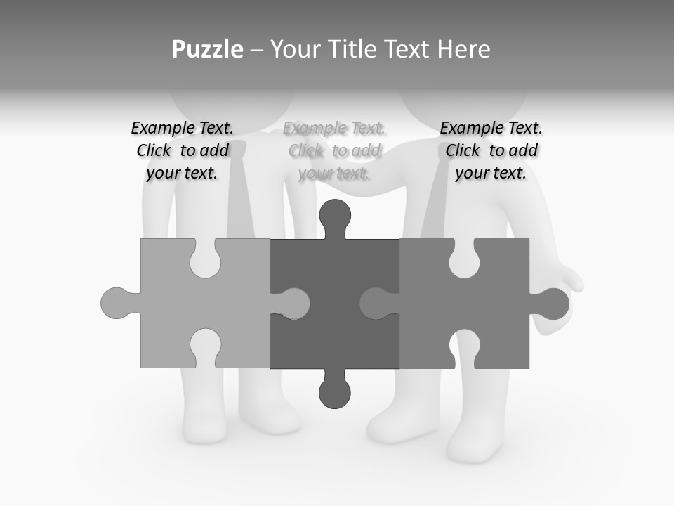 Confidence Depression Character PowerPoint Template