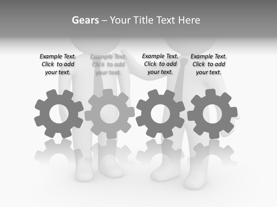 Confidence Depression Character PowerPoint Template