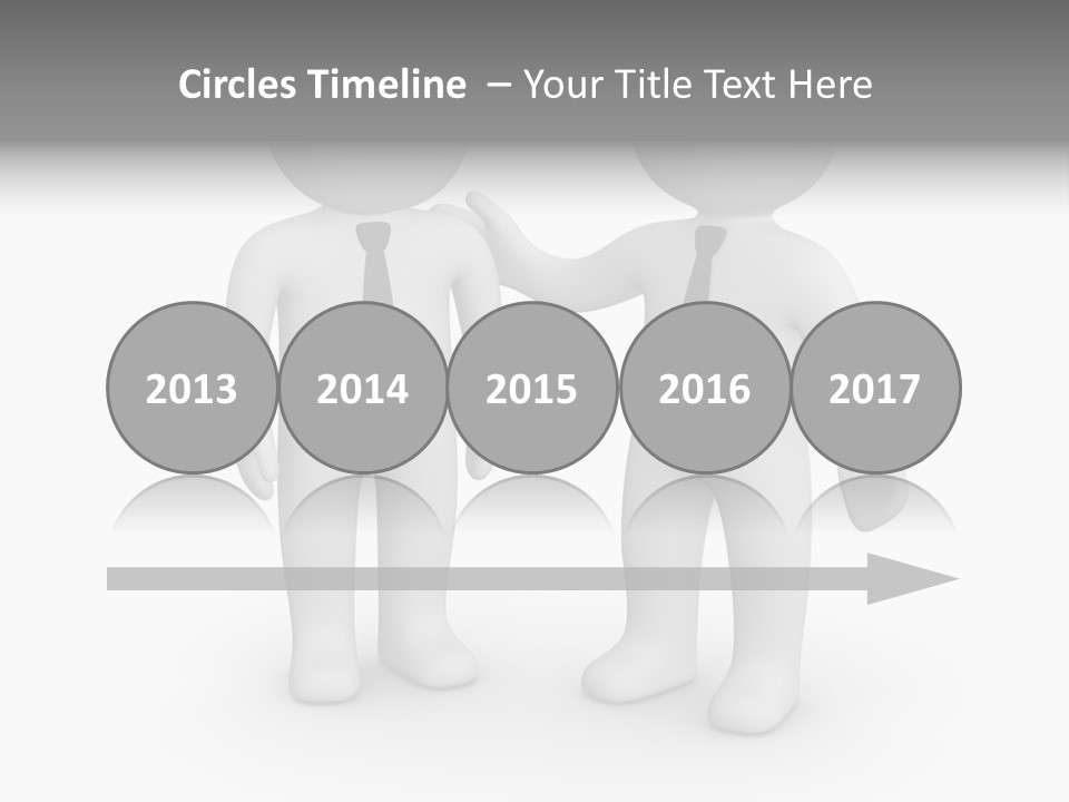 Confidence Depression Character PowerPoint Template