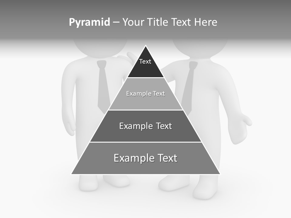 Confidence Depression Character PowerPoint Template
