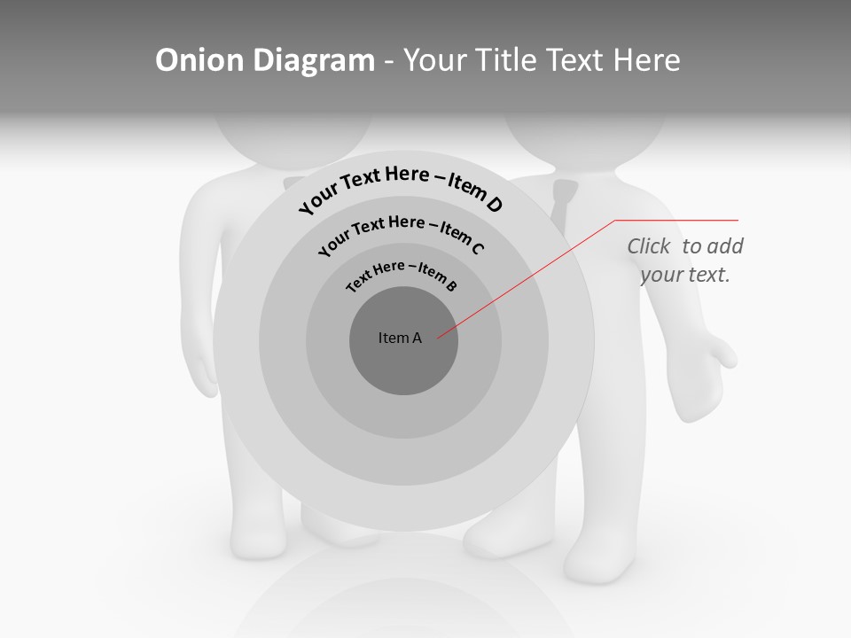 Confidence Depression Character PowerPoint Template