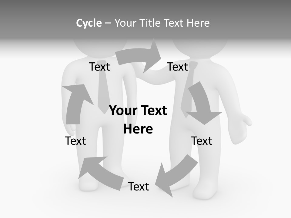Confidence Depression Character PowerPoint Template