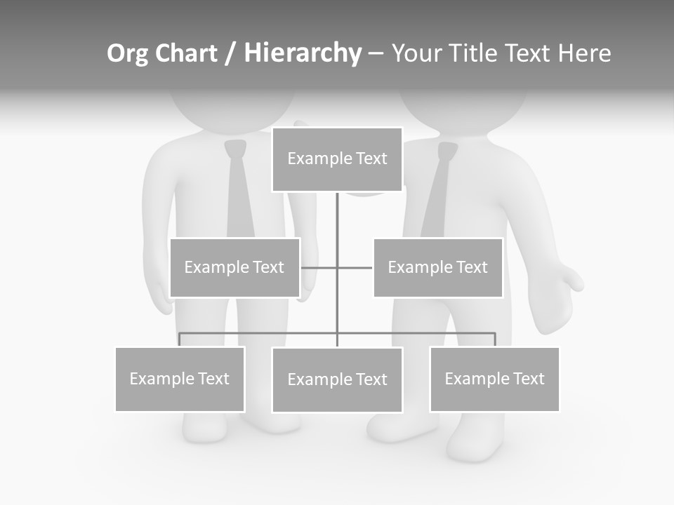Confidence Depression Character PowerPoint Template