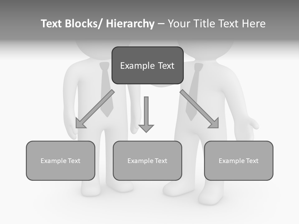 Confidence Depression Character PowerPoint Template