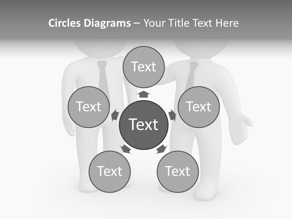 Confidence Depression Character PowerPoint Template