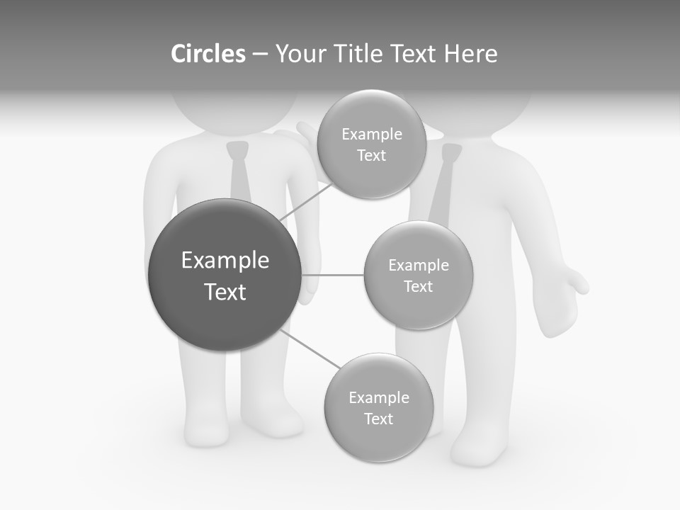Confidence Depression Character PowerPoint Template