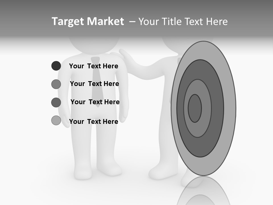 Confidence Depression Character PowerPoint Template