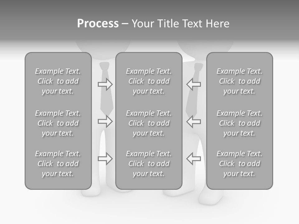 Confidence Depression Character PowerPoint Template
