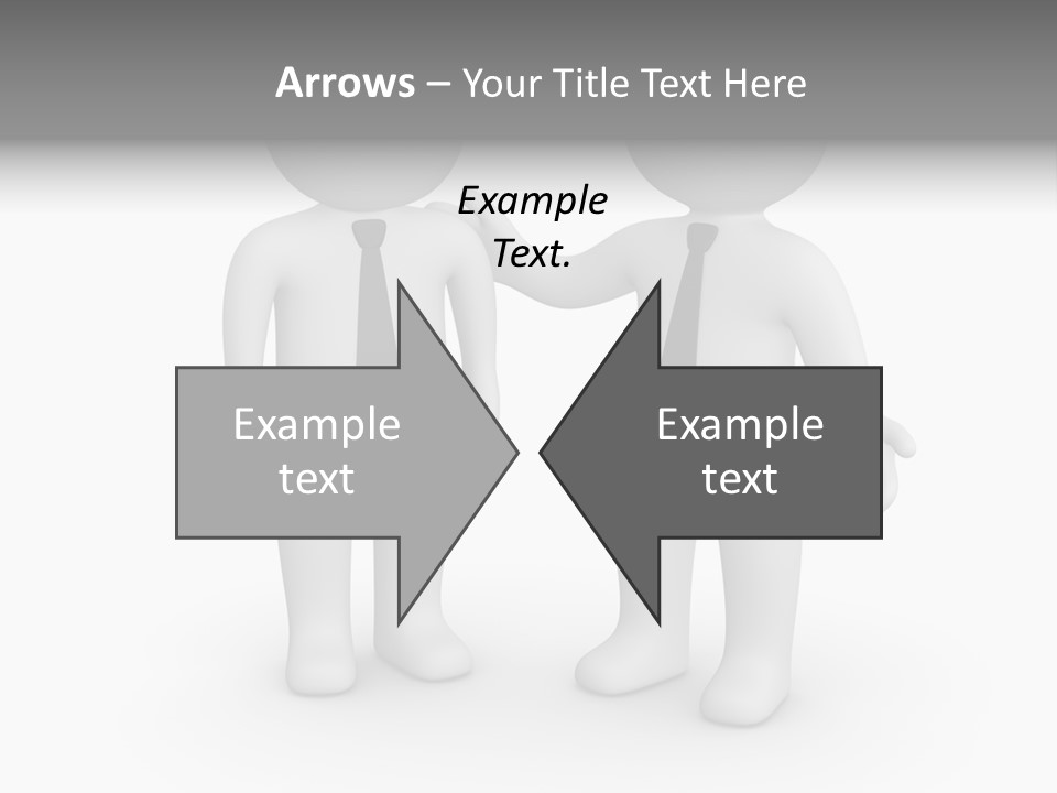 Confidence Depression Character PowerPoint Template