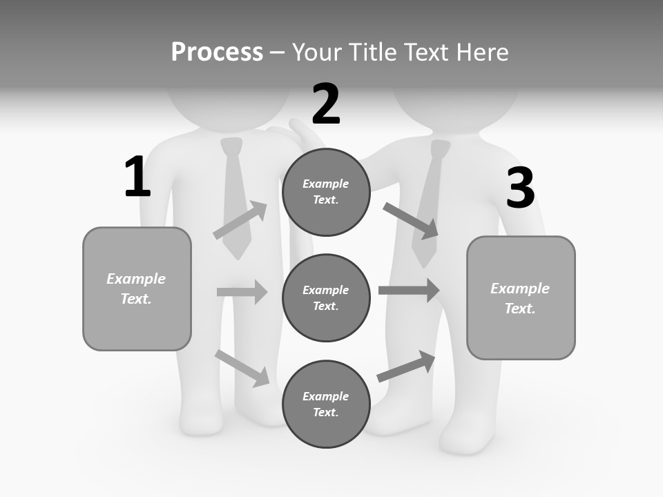 Confidence Depression Character PowerPoint Template