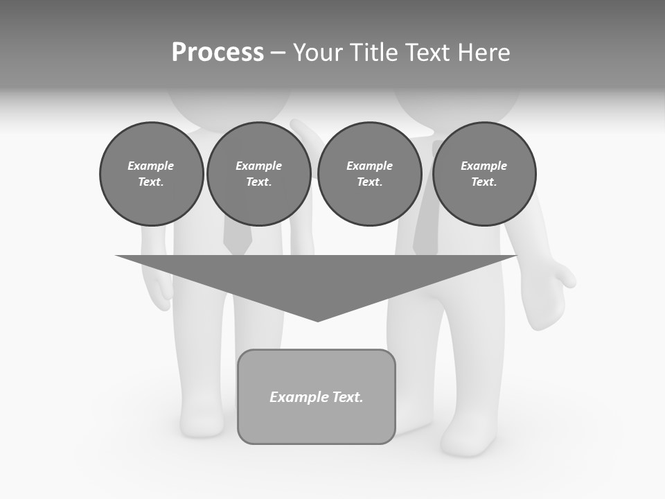 Confidence Depression Character PowerPoint Template