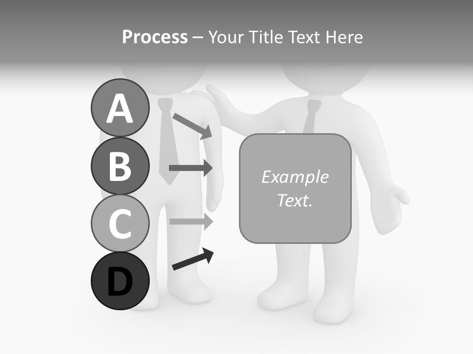 Confidence Depression Character PowerPoint Template
