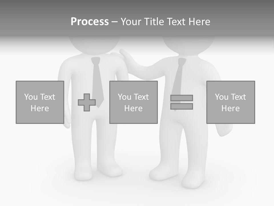 Confidence Depression Character PowerPoint Template