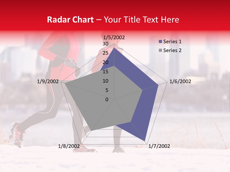 Jogging Lifestyle Length PowerPoint Template