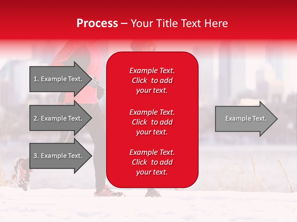 Jogging Lifestyle Length PowerPoint Template