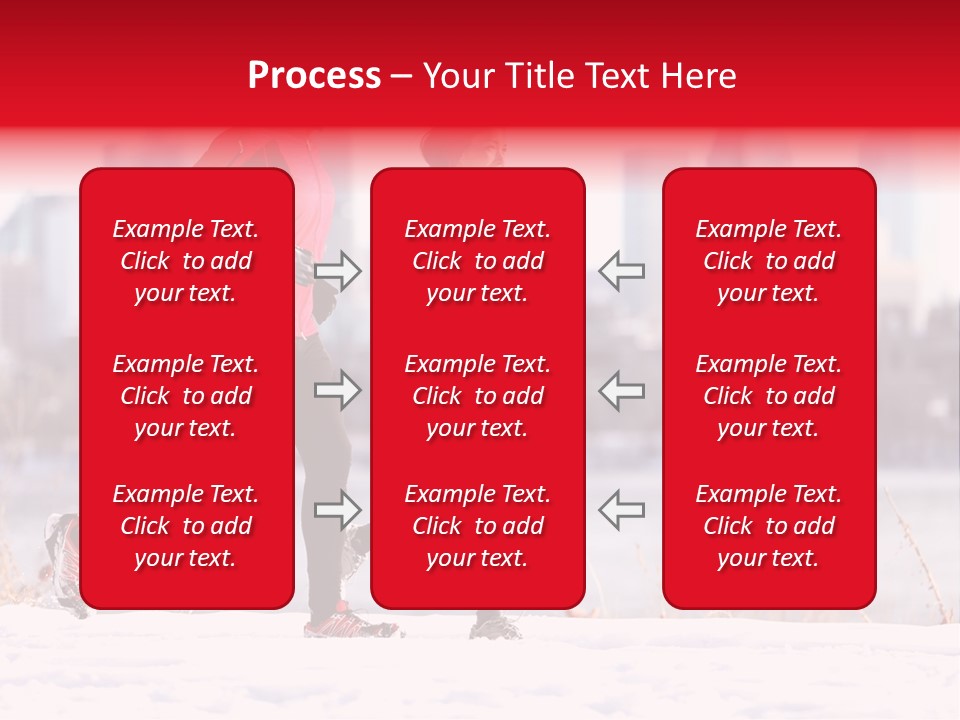 Jogging Lifestyle Length PowerPoint Template