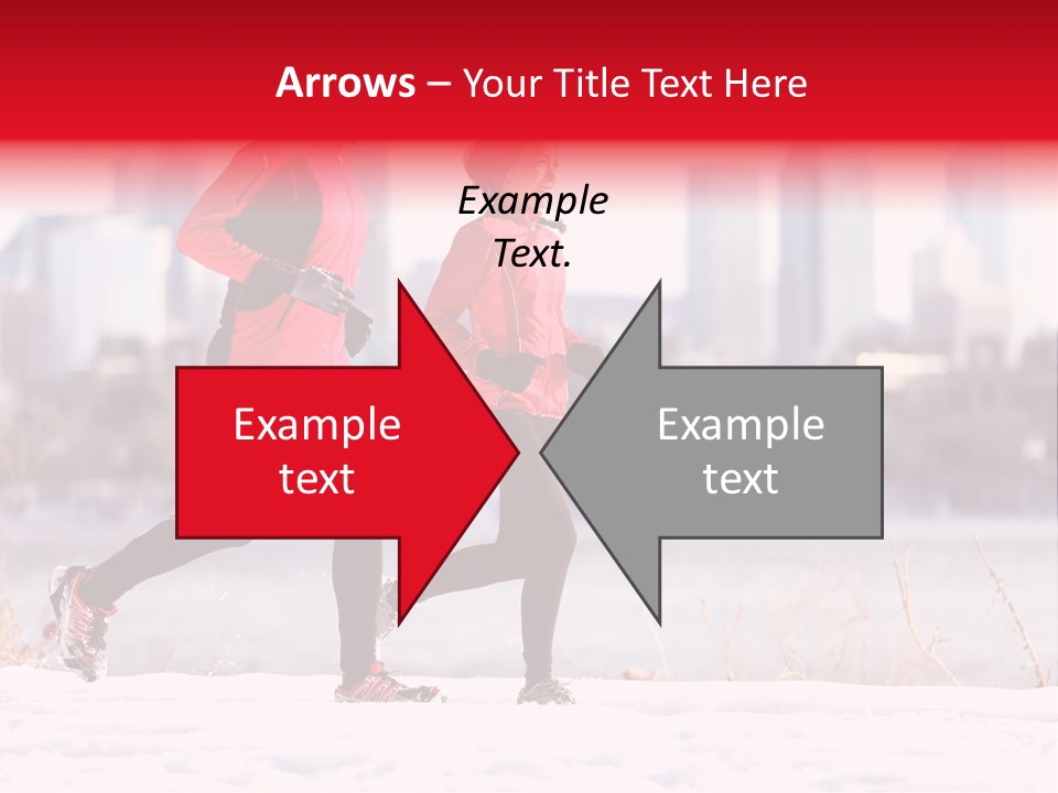 Jogging Lifestyle Length PowerPoint Template