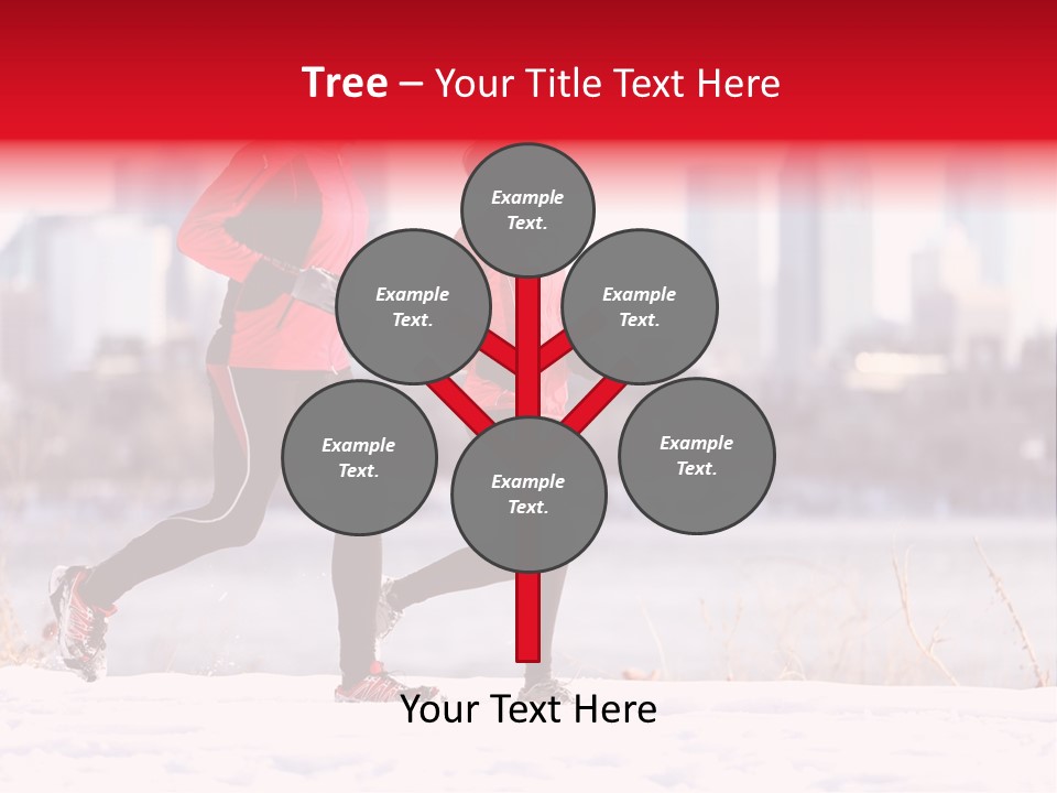 Jogging Lifestyle Length PowerPoint Template