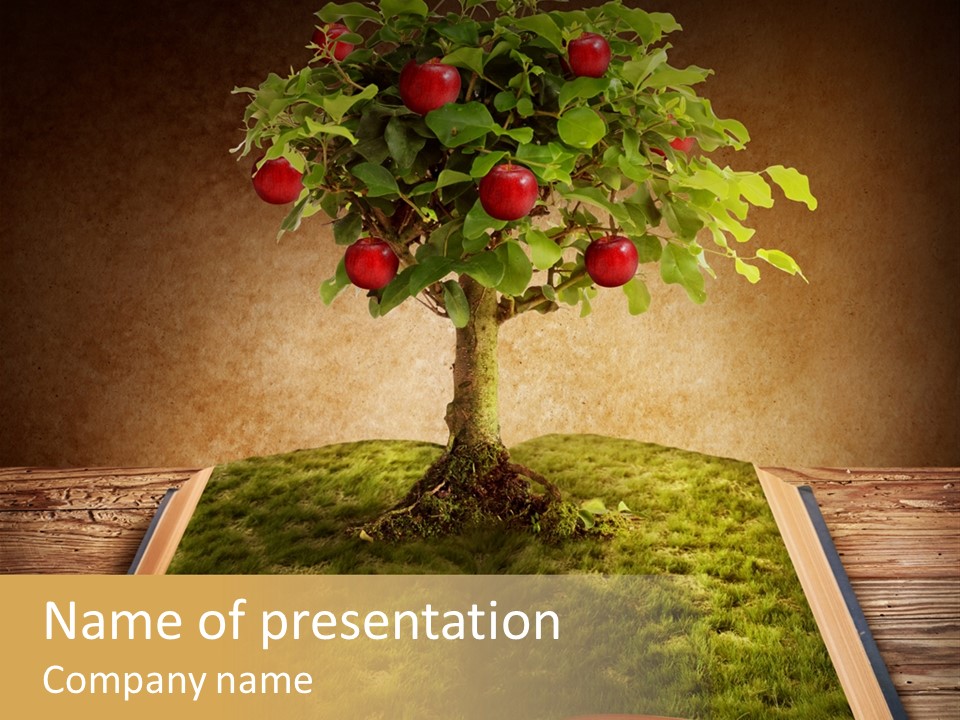 Read Apple Conservation PowerPoint Template