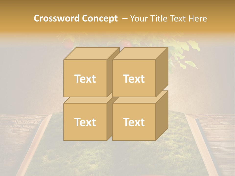 Read Apple Conservation PowerPoint Template