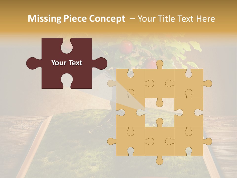 Read Apple Conservation PowerPoint Template