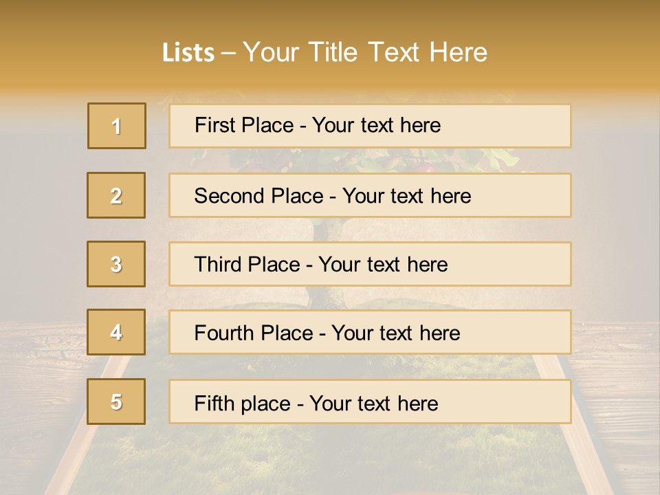Read Apple Conservation PowerPoint Template