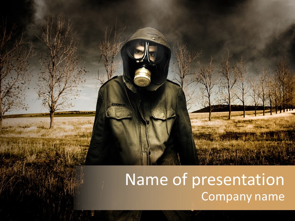 Hazardous Vapour Biology PowerPoint Template