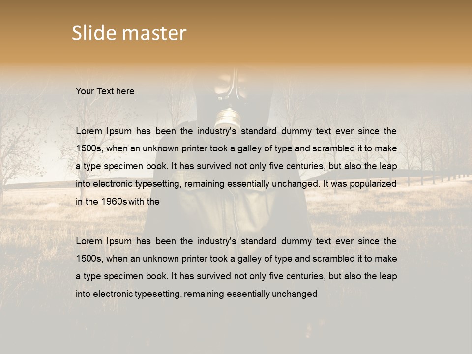 Hazardous Vapour Biology PowerPoint Template