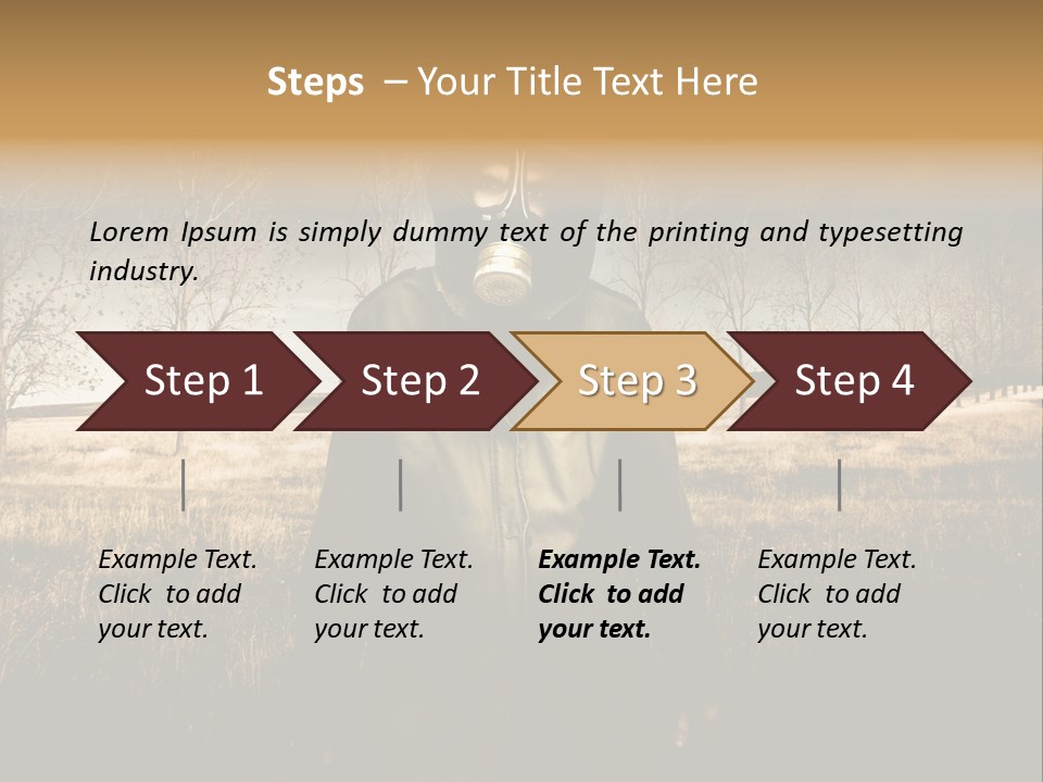 Hazardous Vapour Biology PowerPoint Template