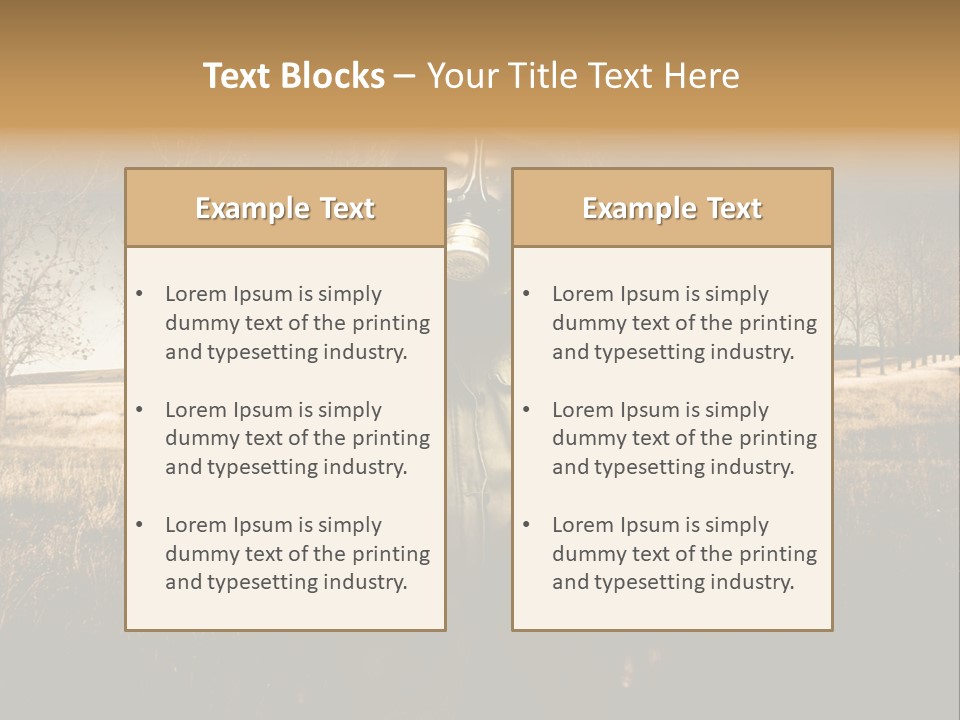 Hazardous Vapour Biology PowerPoint Template