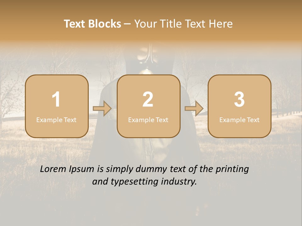 Hazardous Vapour Biology PowerPoint Template