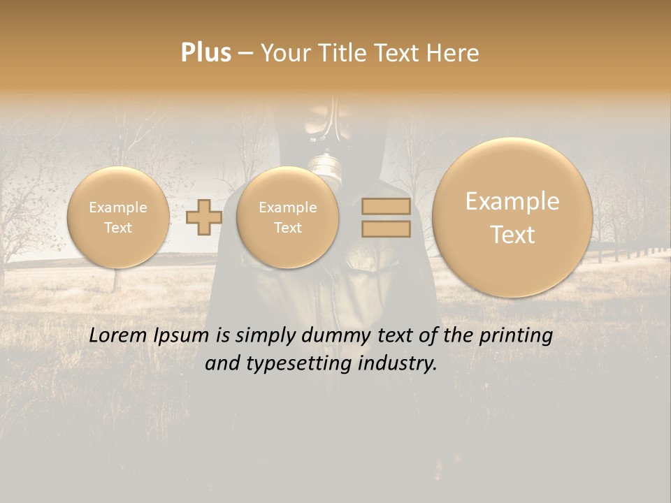 Hazardous Vapour Biology PowerPoint Template