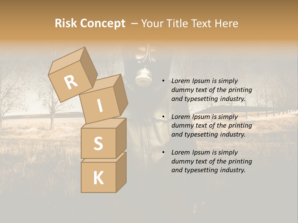 Hazardous Vapour Biology PowerPoint Template